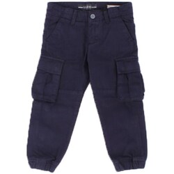 Abbigliamento Bambino Pantalone Cargo Guess N3YB04WE1L0 Blu