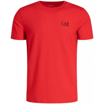 Abbigliamento Uomo T-shirt & Polo Ea7 Emporio Armani T-shirt EA7 8NPT52 PJM5Z Uomo Rosso