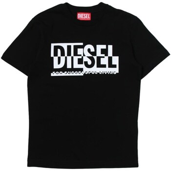 Abbigliamento Bambino T-shirt maniche corte Diesel J01531-00YI9 Nero