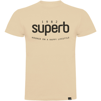 Abbigliamento Uomo T-shirt maniche corte Superb 1982 3000-CREAM Beige