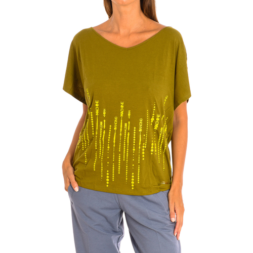 Abbigliamento Donna T-shirt maniche corte Zumba Z1T00463-VERDE Verde