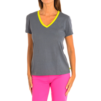 Abbigliamento Donna T-shirt maniche corte Zumba Z1T00506-GRIS Multicolore