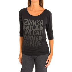Abbigliamento Donna T-shirt & Polo Zumba Z1T00684-NEGRO Grigio