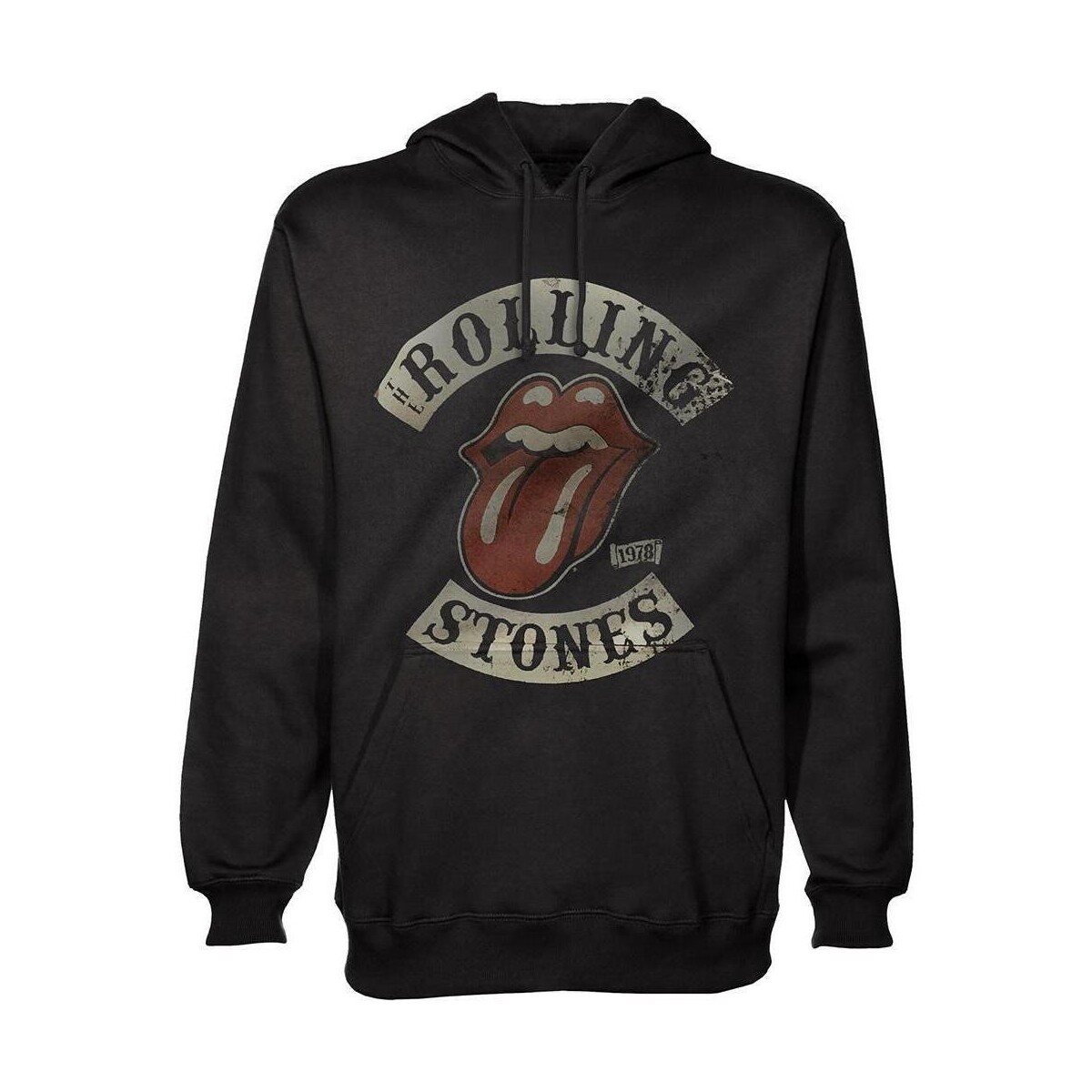 Abbigliamento Felpe The Rolling Stones Tour 1978 Nero