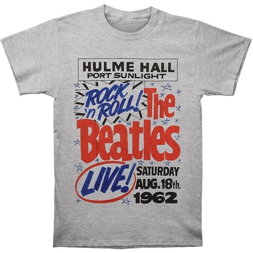 Abbigliamento T-shirts a maniche lunghe The Beatles 1962 Rock N Roll Grigio