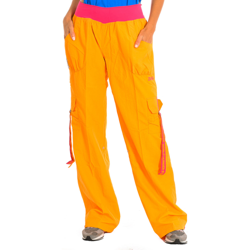 Abbigliamento Donna Pantaloni da tuta Zumba RN131301-CB55701-ORANGE Arancio