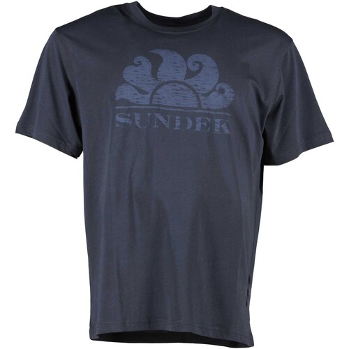 Abbigliamento Uomo T-shirt & Polo Sundek New Simeon On Tone T-Shirt Blu