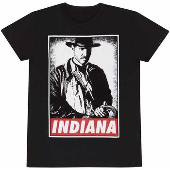 Abbigliamento T-shirts a maniche lunghe Indiana Jones Indy Nero
