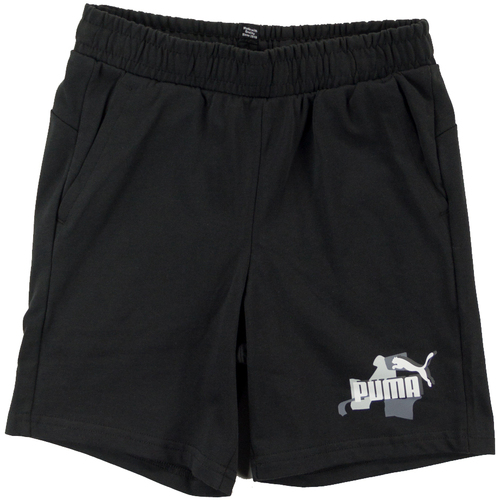 Abbigliamento Bambino Shorts / Bermuda Puma SHORTS ESSENTIAL STREET RAGAZZO Nero