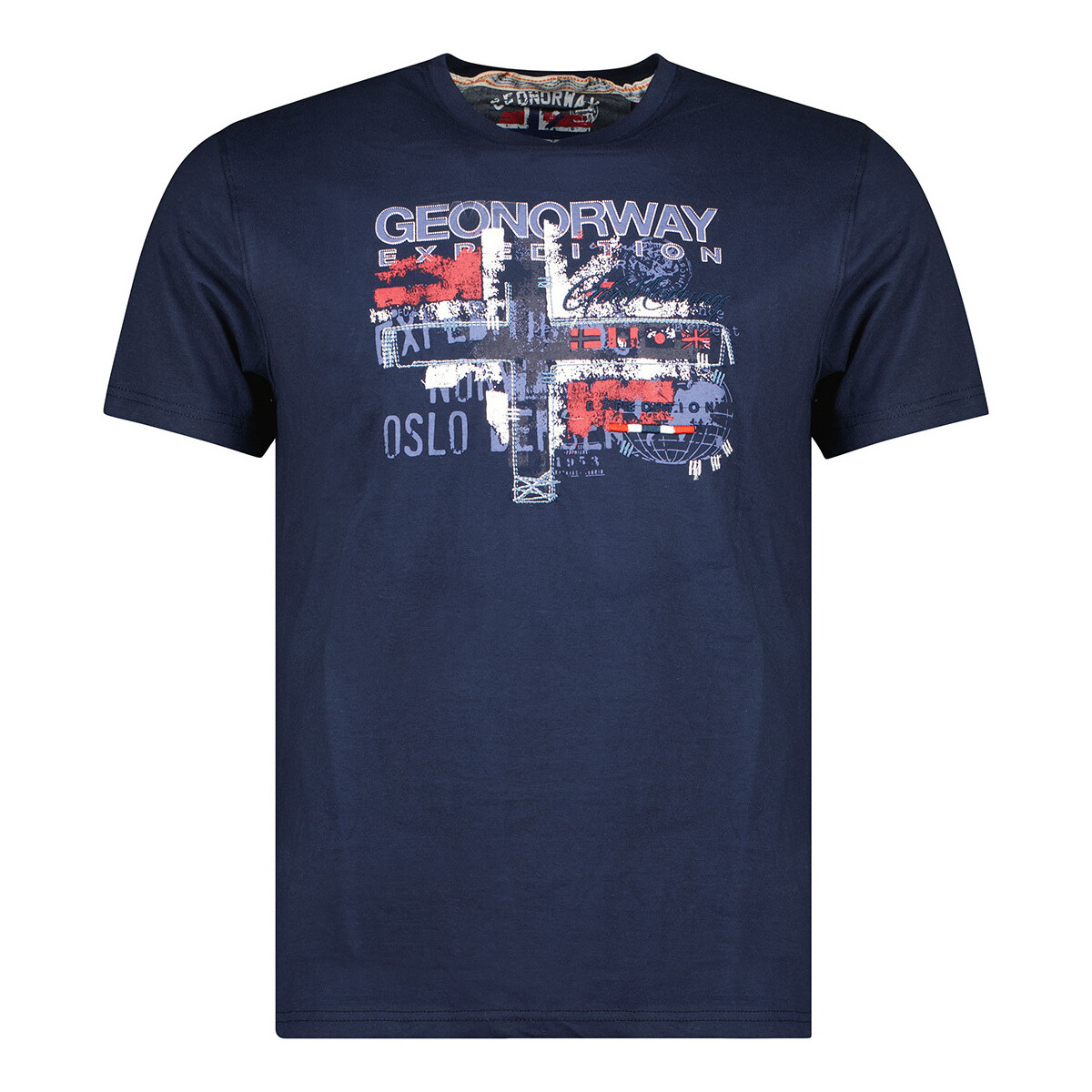 Abbigliamento Uomo T-shirt maniche corte Geo Norway SU1325HGN-NAVY Blu