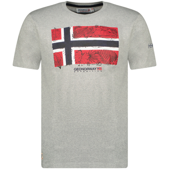 Abbigliamento Uomo T-shirt maniche corte Geo Norway SW1239HGNO-BLENDED GREY Grigio