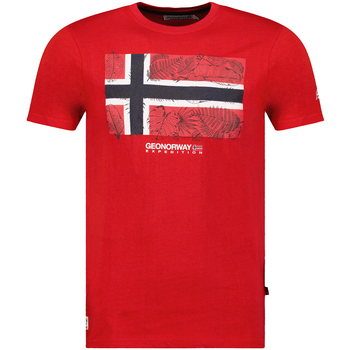 Abbigliamento Uomo T-shirt maniche corte Geo Norway SW1239HGNO-CORAL Rosso