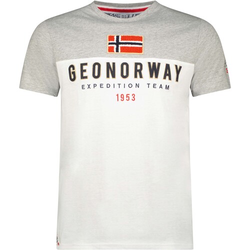 Abbigliamento Uomo T-shirt maniche corte Geo Norway SW1276HGNO-BLACK-GREY Multicolore