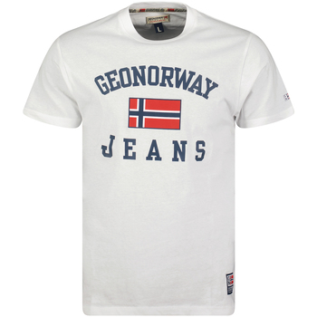 Abbigliamento Uomo T-shirt maniche corte Geo Norway SX1044HGNO-WHITE Bianco