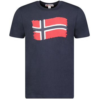 Abbigliamento Uomo T-shirt maniche corte Geographical Norway SX1078HGN-NAVY Blu