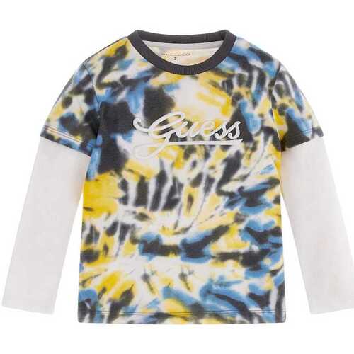 Abbigliamento Bambino T-shirts a maniche lunghe Guess T-SHIRT MANICA LUNGA N3YI32K8HM3 Multicolore