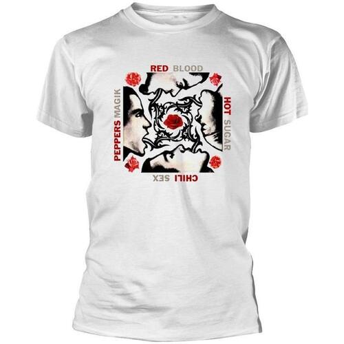 Abbigliamento T-shirts a maniche lunghe Red Hot Chilli Peppers Blood Sugar Sex Magik Bianco