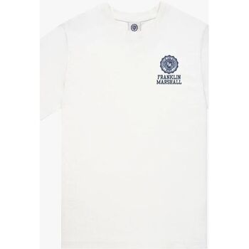 Abbigliamento T-shirt & Polo Franklin & Marshall JM3012.1000P01-011 OFF WHITE Bianco