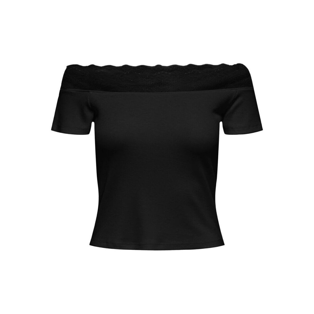 Abbigliamento Donna Top / T-shirt senza maniche Only 15315914 SINA-BLACK Nero