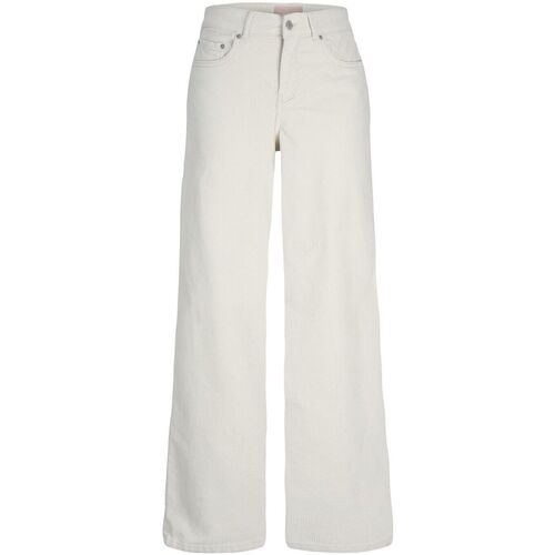 Abbigliamento Donna Pantaloni Jjxx 12217215 GELLY WIDE-BONW WHITE Bianco