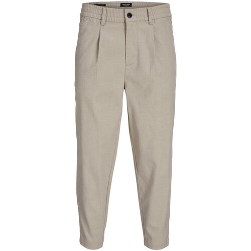Abbigliamento Uomo Pantaloni Jack & Jones 12242212 KARL-TWILL Beige