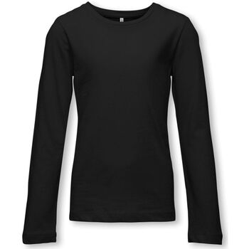Abbigliamento Bambina T-shirt & Polo Only 15299770 NEW LS-BLACK Nero
