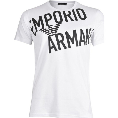 Abbigliamento Uomo T-shirt & Polo Emporio Armani 2118183R47693410 Bianco