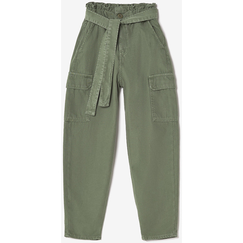 Abbigliamento Bambina Pantaloni Le Temps des Cerises Pantaloni loose, taglio largo MILA Verde