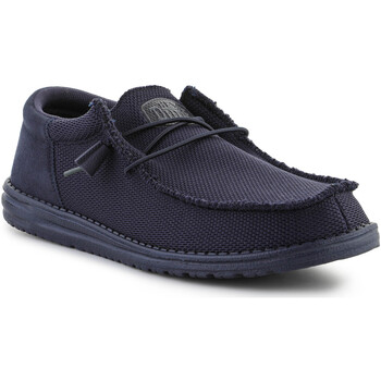 Scarpe Uomo Sneakers HEY DUDE Wally Funk Mono Navy 40011-410 Blu