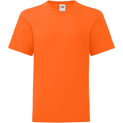 Abbigliamento Unisex bambino T-shirt maniche corte Fruit Of The Loom 61023 Arancio