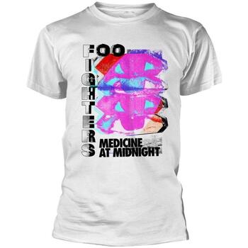 Abbigliamento T-shirts a maniche lunghe Foo Fighters Medicine At Midnight Bianco