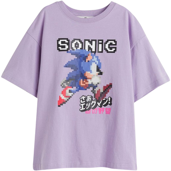 Abbigliamento Donna T-shirts a maniche lunghe Sonic The Hedgehog  Multicolore