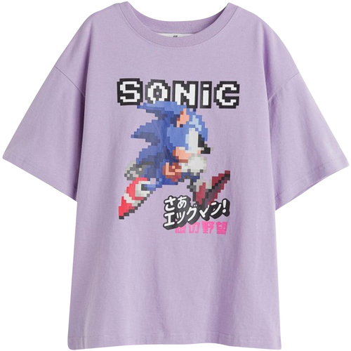 Abbigliamento Donna T-shirts a maniche lunghe Sonic The Hedgehog TV1408 Multicolore