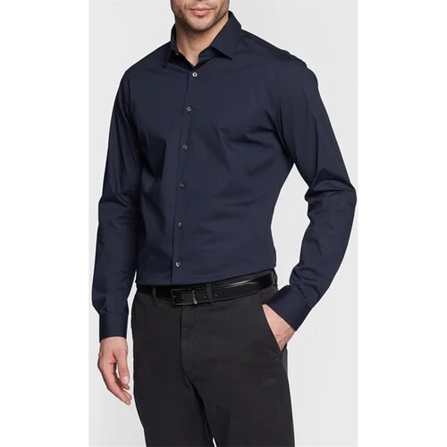 Abbigliamento Uomo Camicie maniche lunghe Calvin Klein Jeans K10K108229 Blu