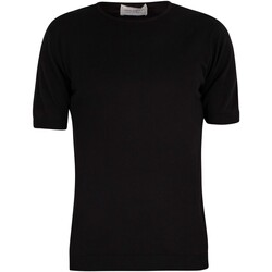 Abbigliamento Uomo T-shirt maniche corte John Smedley T-Shirt Belden Nero