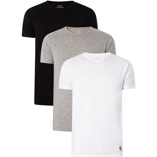 Abbigliamento Uomo T-shirt maniche corte Lyle & Scott T-shirt 3 pezzi Maxwell Lounge Crew Multicolore
