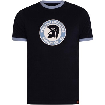 Abbigliamento Uomo T-shirt maniche corte Trojan Maglietta Spirit Of 69 Blu