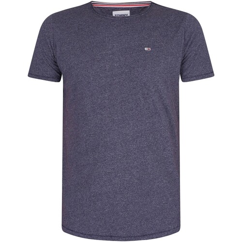 Abbigliamento Uomo T-shirt maniche corte Tommy Jeans Maglietta slim Jaspe Blu