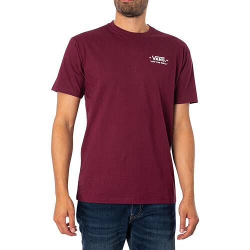 Abbigliamento Uomo T-shirt maniche corte Vans T-shirt essenziale con logo sul retro Rosso