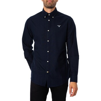 Abbigliamento Uomo Camicie maniche lunghe Barbour Camicia sartoriale Oxtown Blu