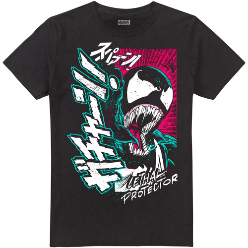 Abbigliamento Uomo T-shirts a maniche lunghe Venom Lethal Protector Nero