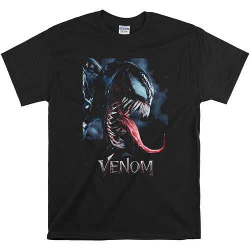 Abbigliamento Uomo T-shirts a maniche lunghe Venom TV2177 Nero