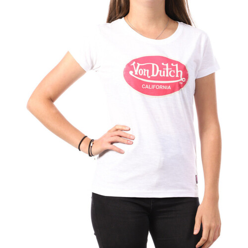 Abbigliamento Donna T-shirt maniche corte Von Dutch VD/TS/RONA Bianco