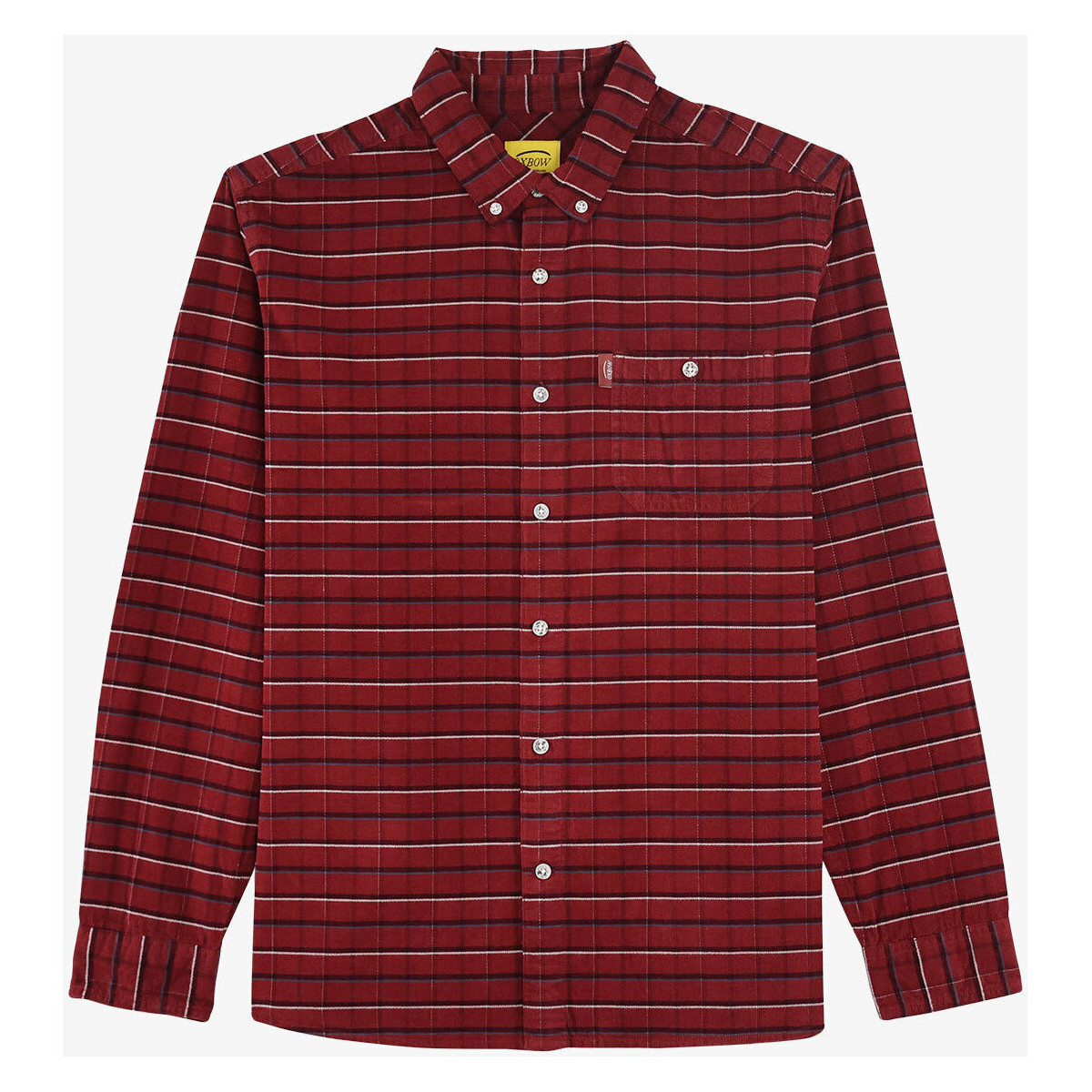 Abbigliamento Uomo Camicie maniche lunghe Oxbow Chemise COTUKA Rosso