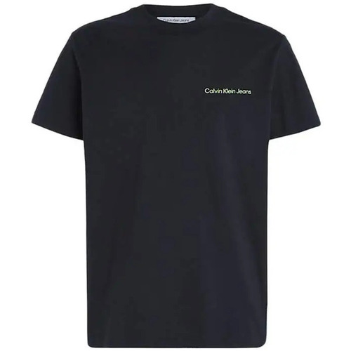 Abbigliamento Uomo T-shirt maniche corte Calvin Klein Jeans Tape Nero