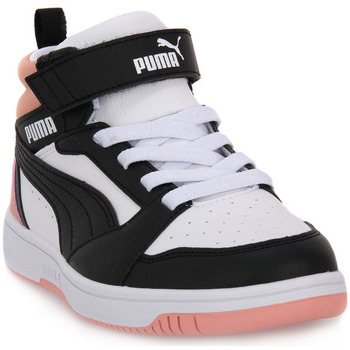 Scarpe Bambino Sneakers Puma 07 REBOUND V6 MID Bianco