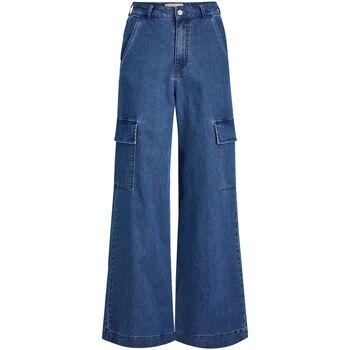 Abbigliamento Donna Jeans Jjxx 12241211 TOKIO ASHA WIDE-DARK BLUE DENIM Blu