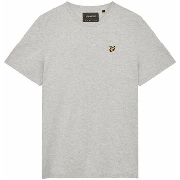 Abbigliamento Uomo T-shirt & Polo Lyle & Scott TS400VOG PLAIN T-SHIRT-D24 LIGHT GREY MARL Grigio