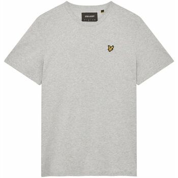 Abbigliamento Uomo T-shirt & Polo Lyle & Scott TS400VOG PLAIN T-SHIRT-D24 LIGHT GREY MARL Grigio
