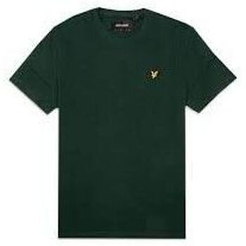 Abbigliamento Uomo T-shirt & Polo Lyle & Scott TS400VOG PLAIN T-SHIRT-W486 DARK GREEN Verde